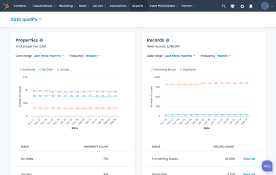 Data quality command center product screenshot