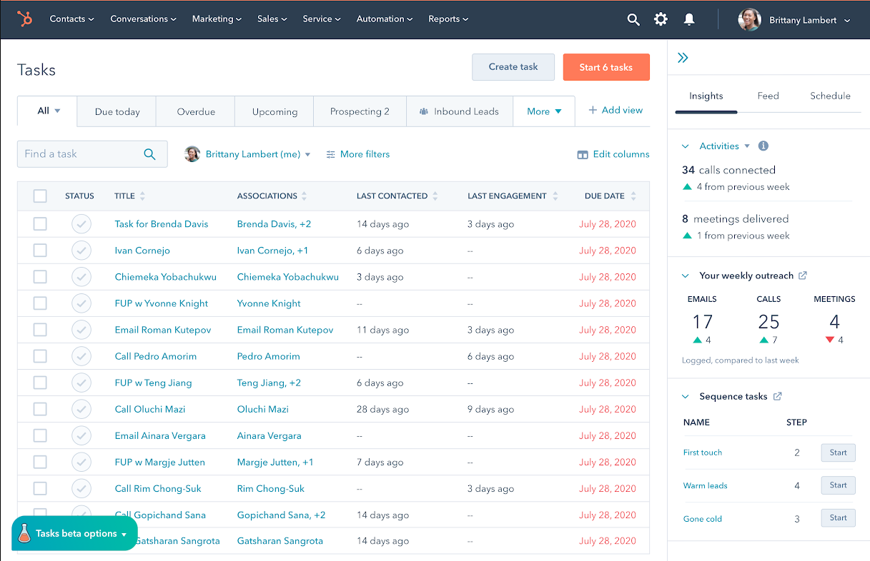 Manage tasks at scale.